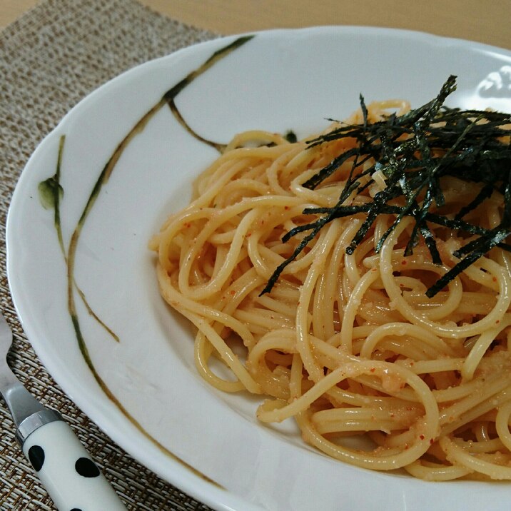 シンプル☆明太子パスタ